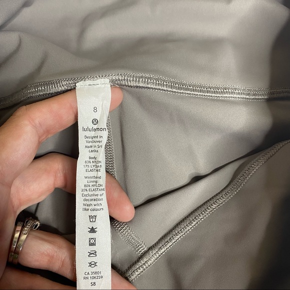 Lululemon Speed Wunder Pant Half Moon/Light Chrome - Picture 6 of 8